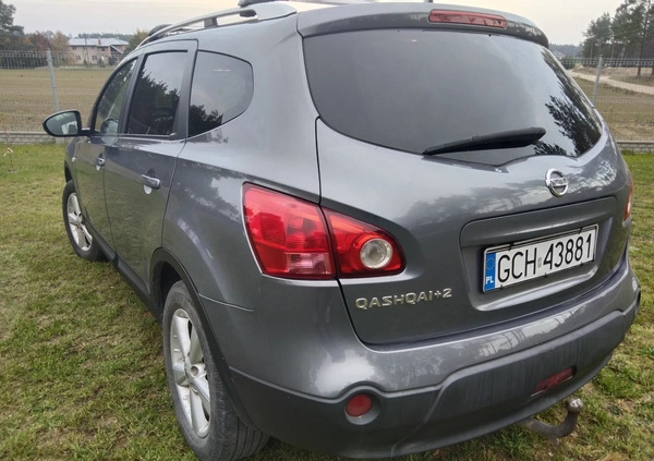 Nissan Qashqai+2 cena 23900 przebieg: 266289, rok produkcji 2009 z Brusy małe 46